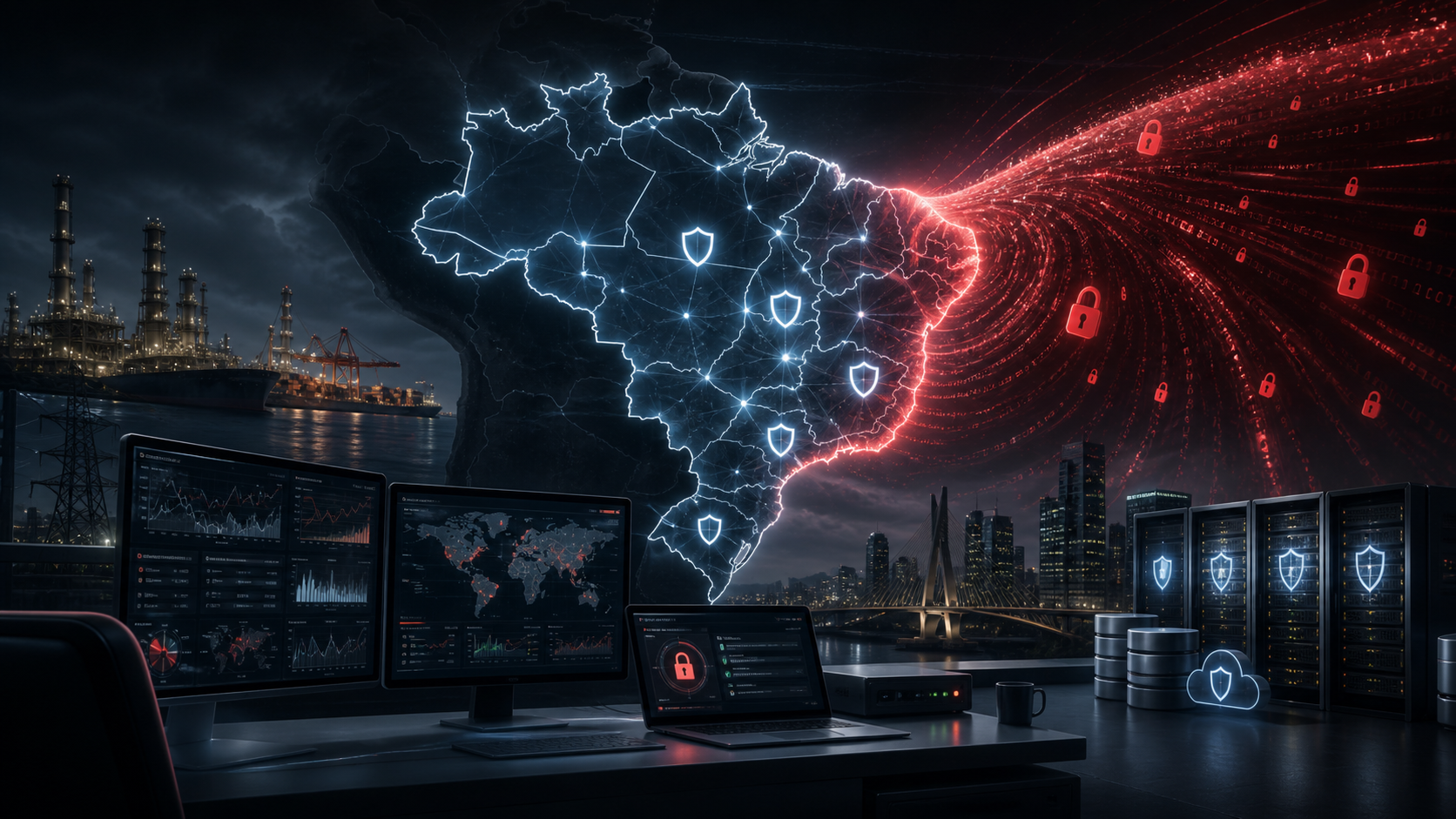 Brasil entra na lista dos dez países mais atingidos por ransomware — e o alvo mudou